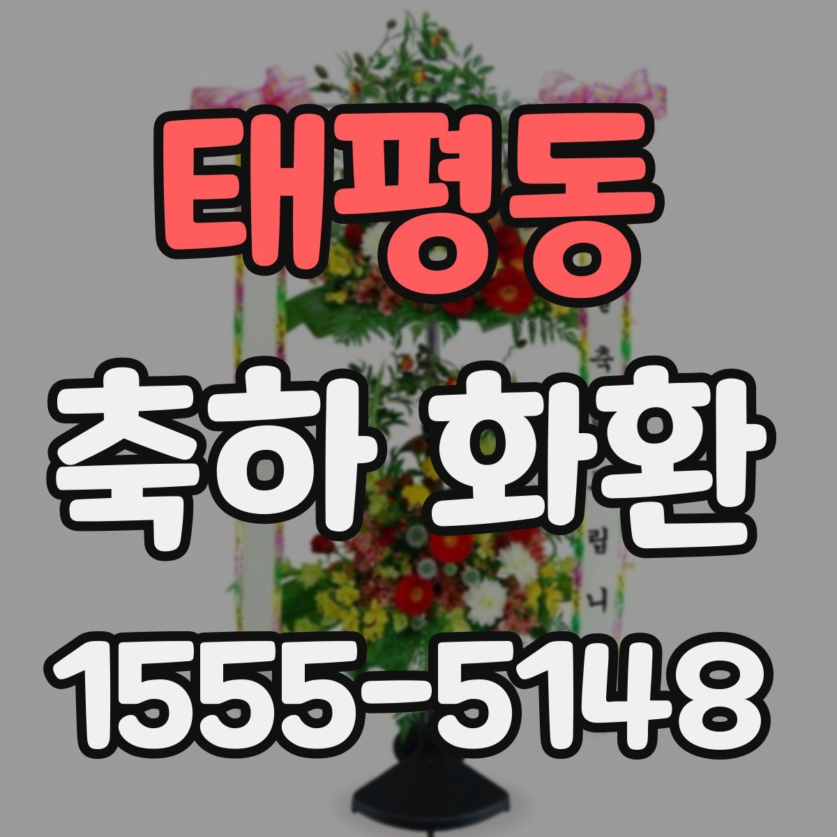 태평동 축하 화환
