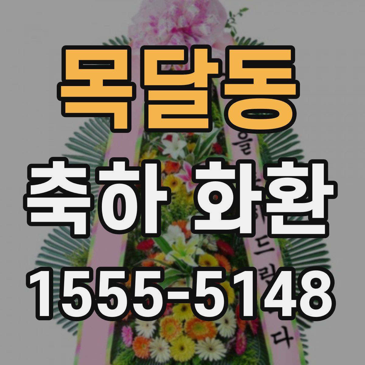 목달동 축하 화환