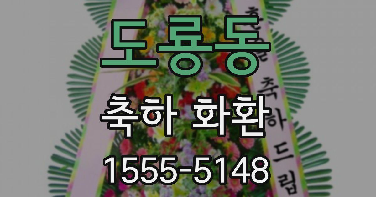도룡동 축하 화환