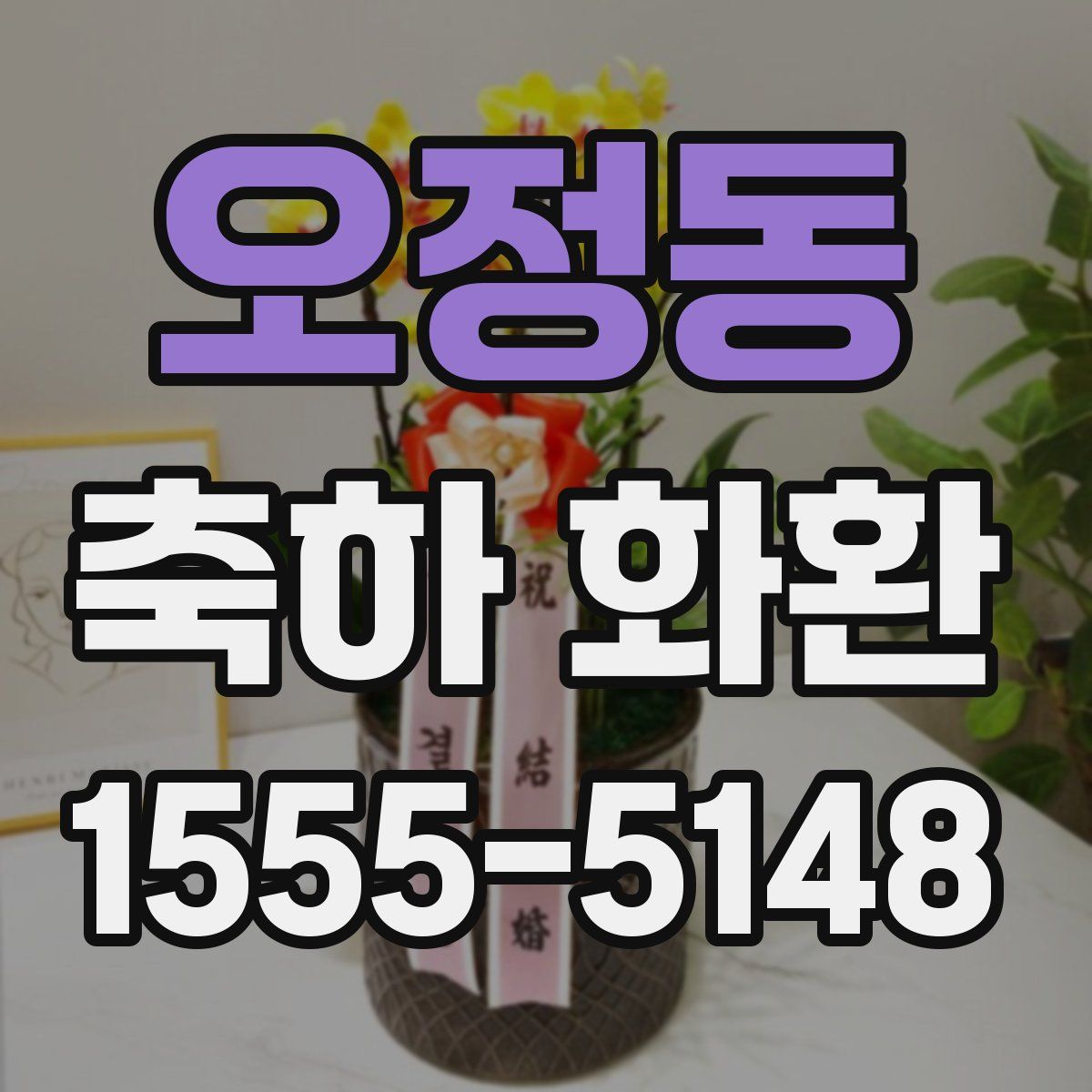 오정동 축하 화환