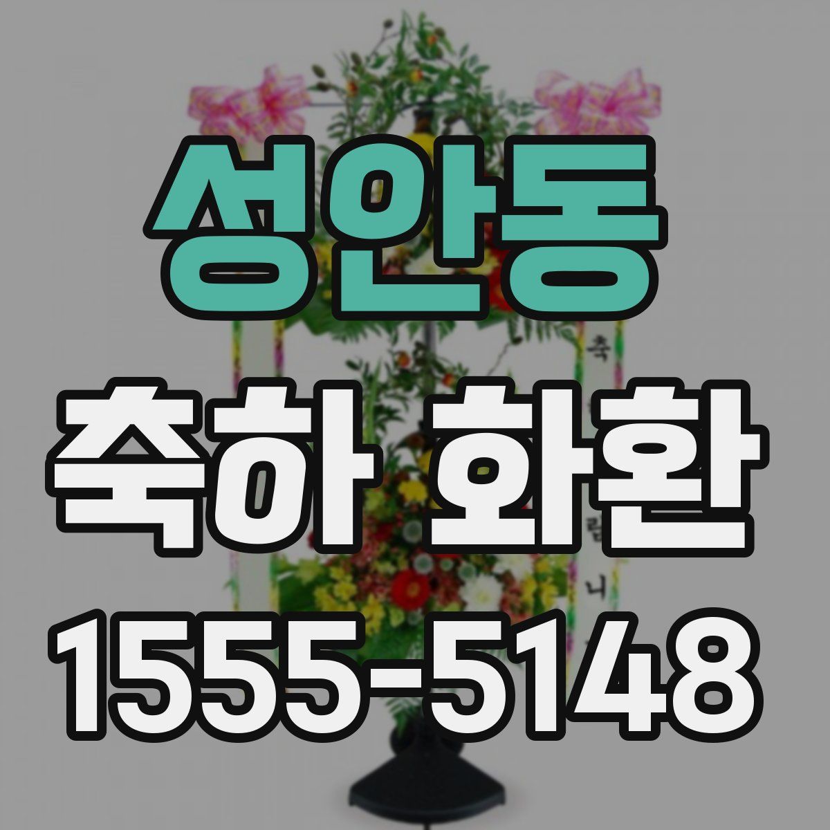 성안동 축하 화환