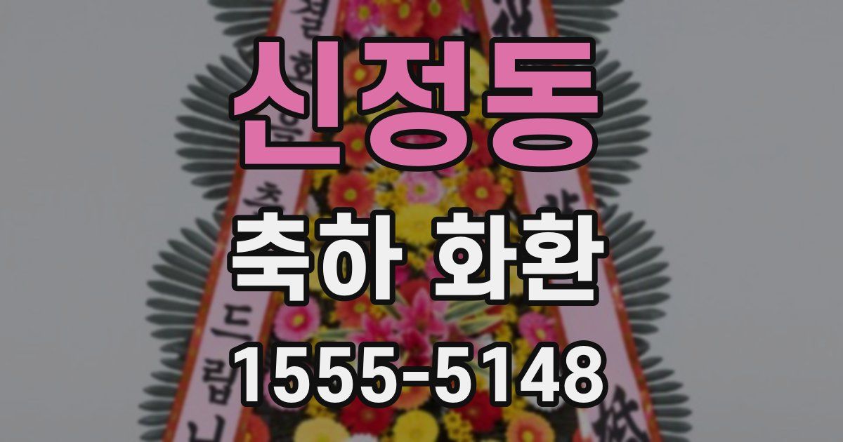 신정동 축하 화환
