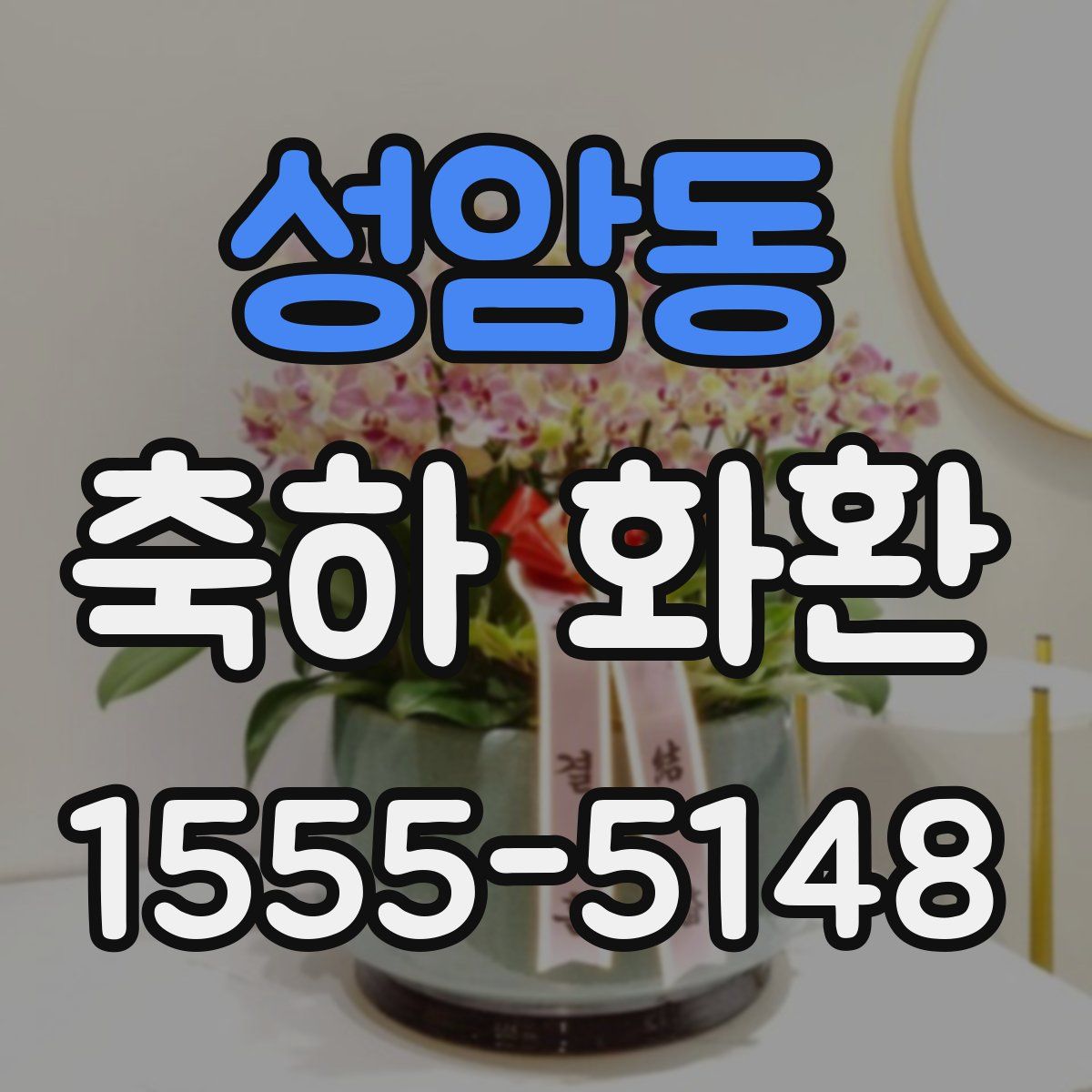 성암동 축하 화환