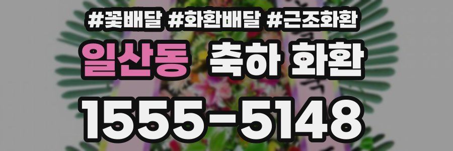 일산동 축하 화환