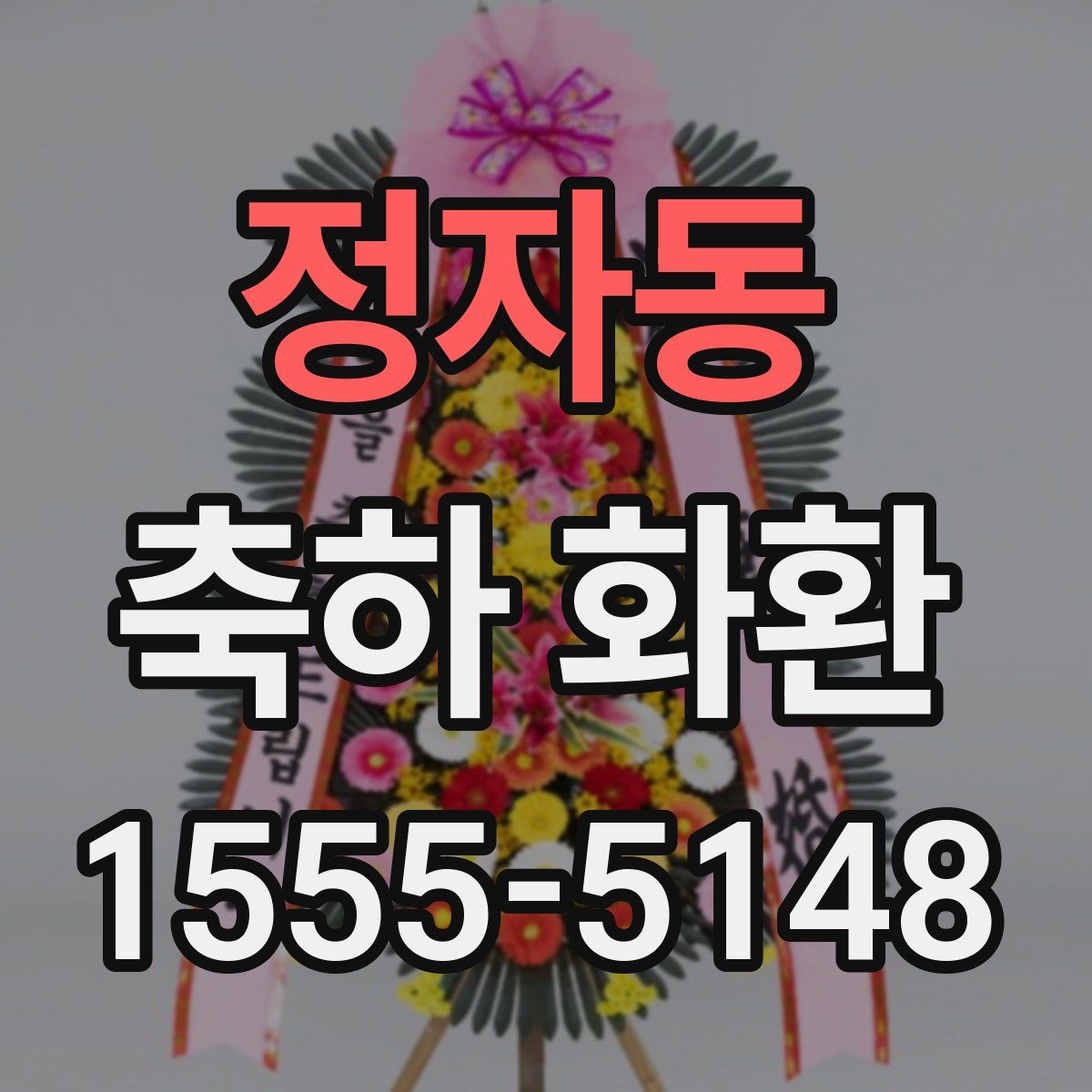 정자동 축하 화환
