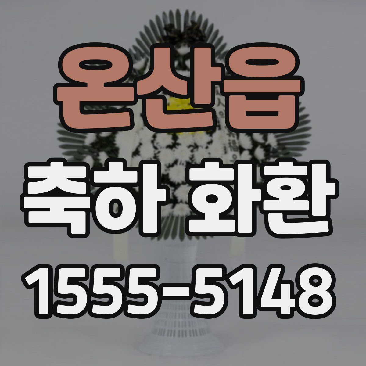 온산읍 축하 화환