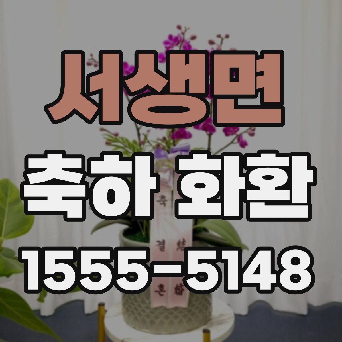 서생면 축하 화환
