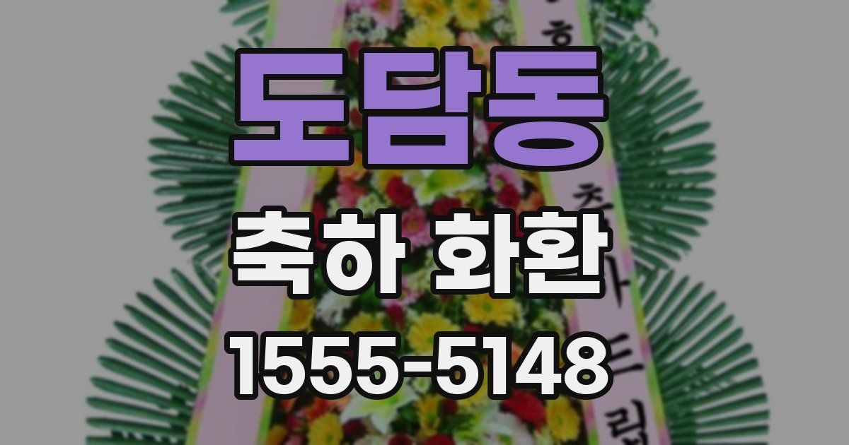 도담동 축하 화환