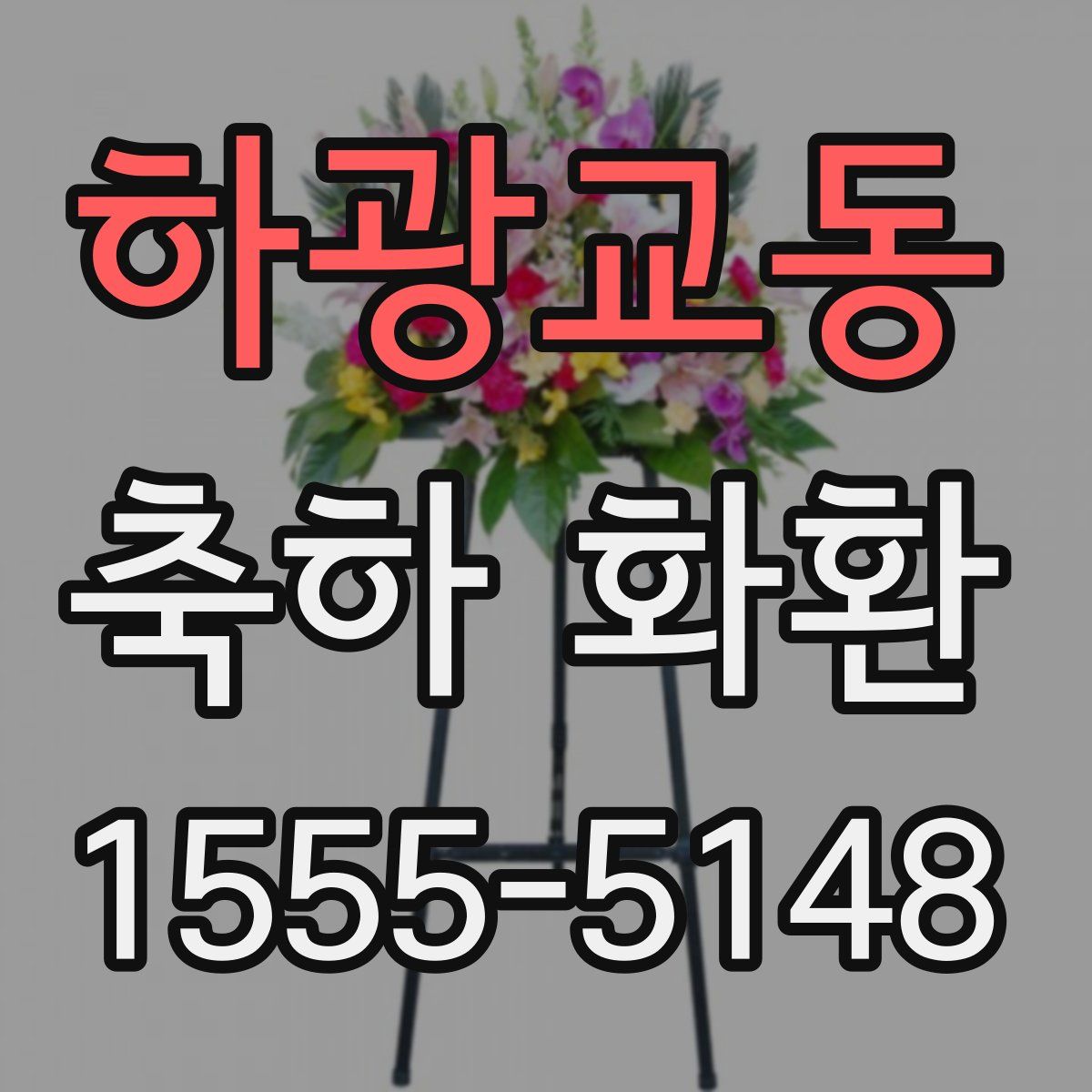 하광교동 축하 화환