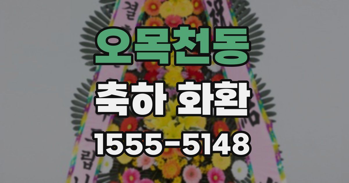 오목천동 축하 화환