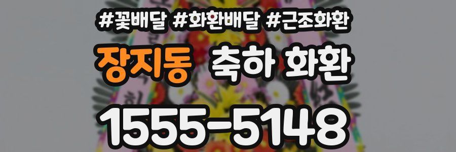 장지동 축하 화환