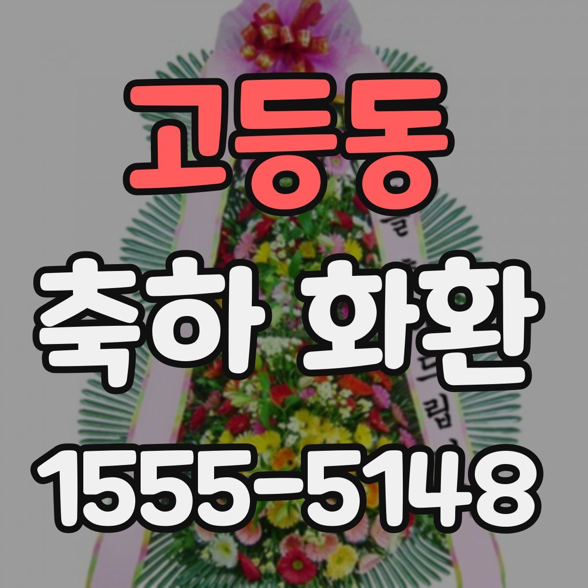 고등동 축하 화환