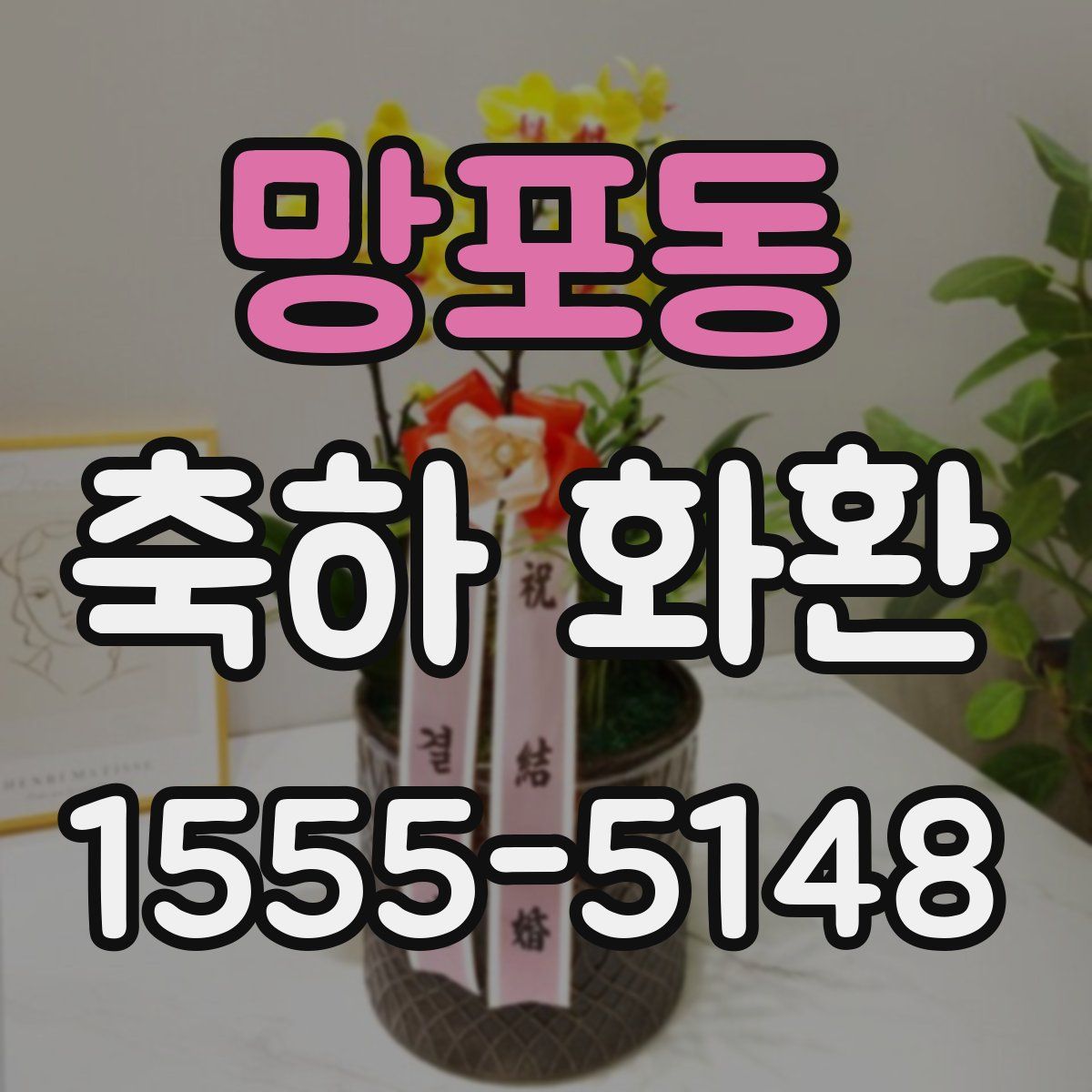 망포동 축하 화환