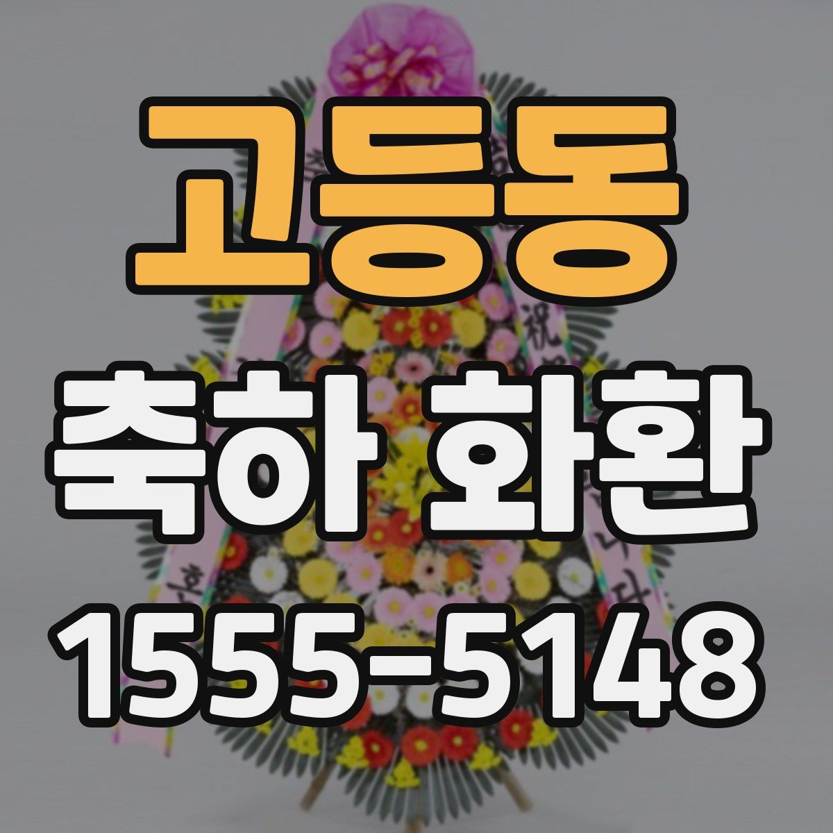 고등동 축하 화환