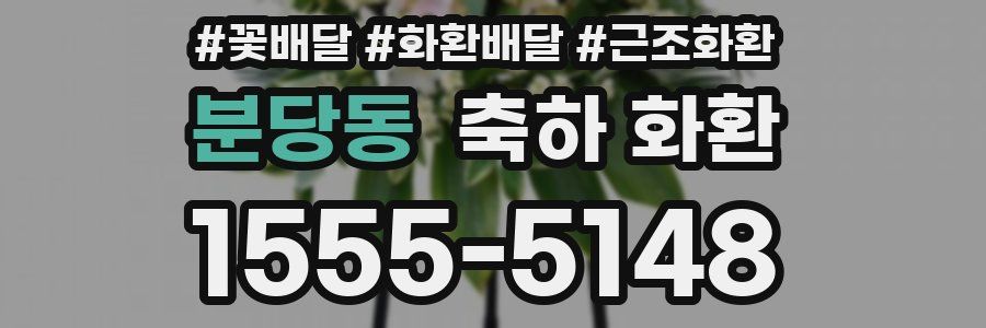 분당동 축하 화환