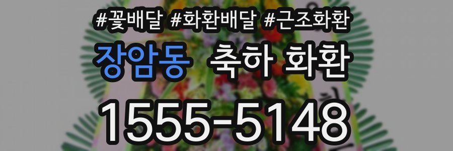장암동 축하 화환