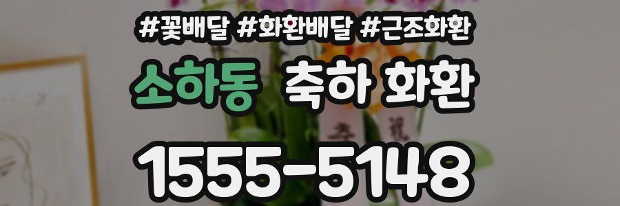 소하동 축하 화환