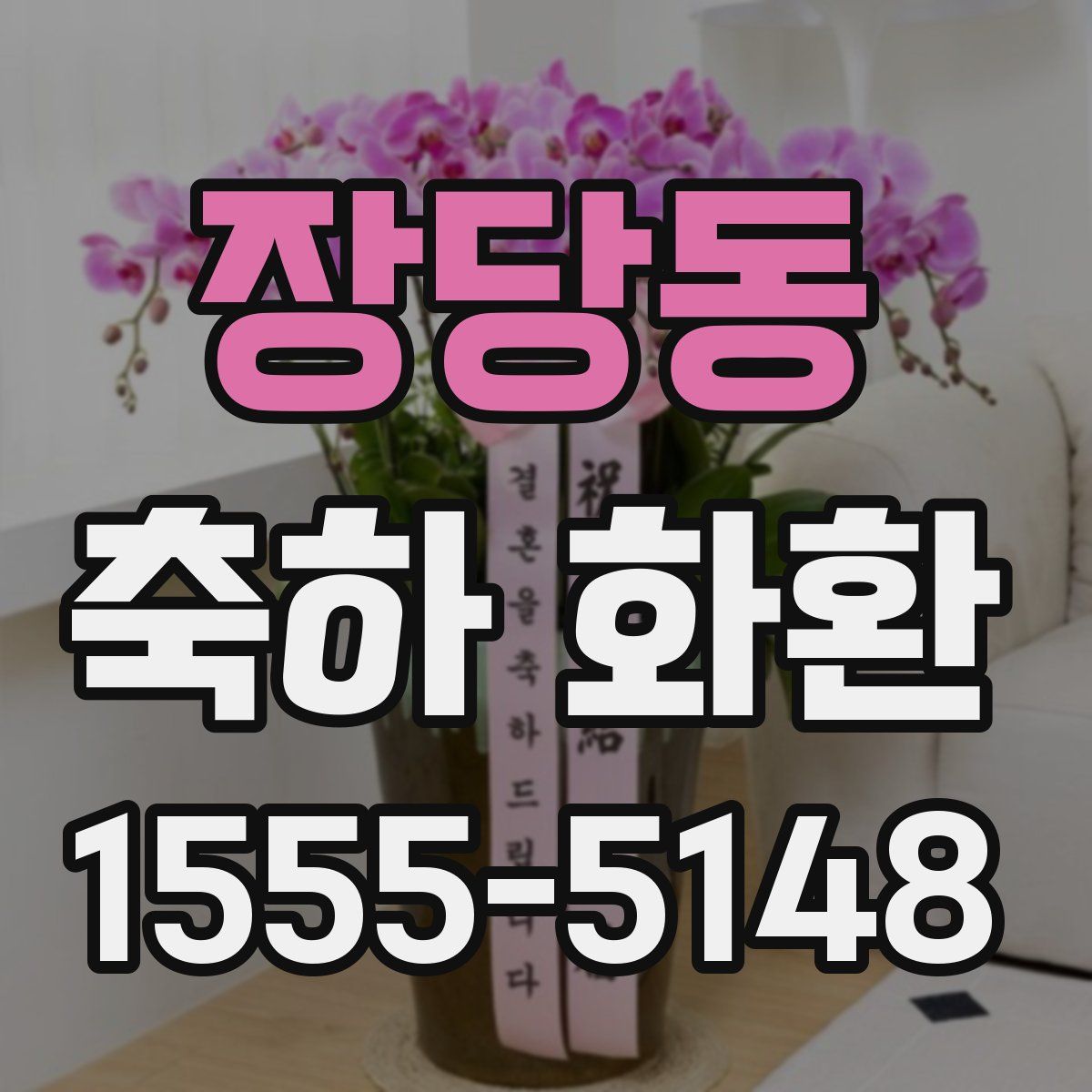 장당동 축하 화환