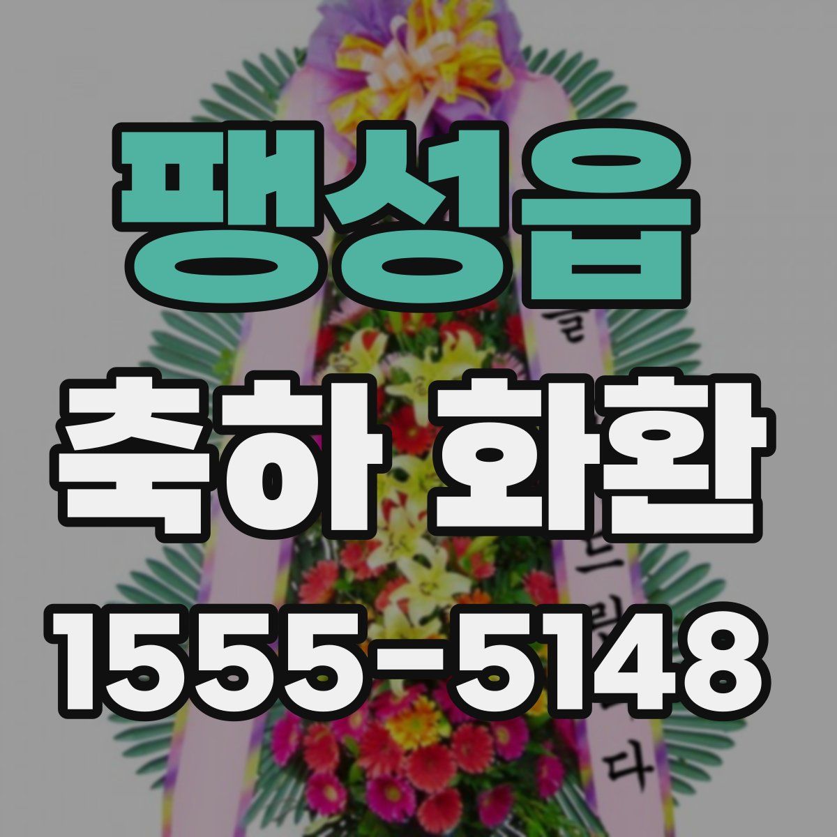 팽성읍 축하 화환