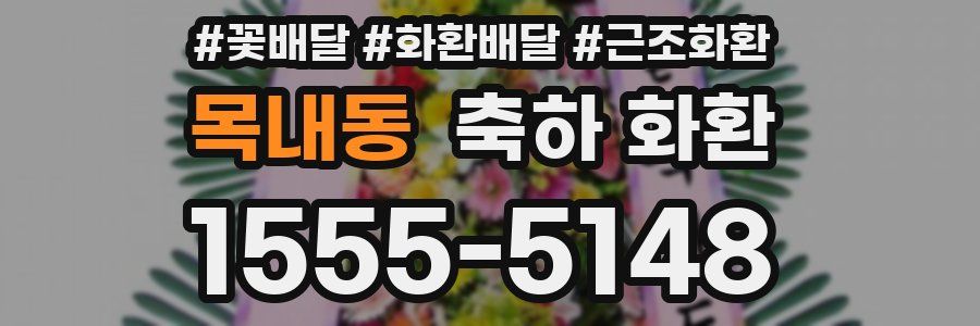 목내동 축하 화환