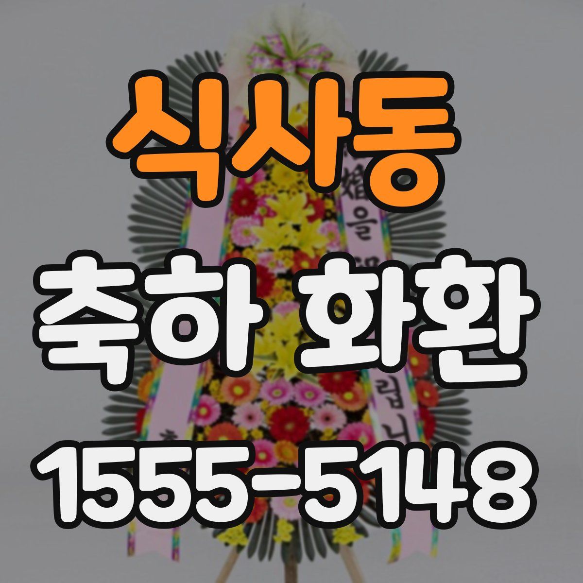 식사동 축하 화환