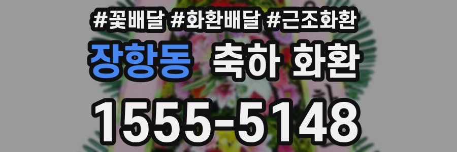 장항동 축하 화환