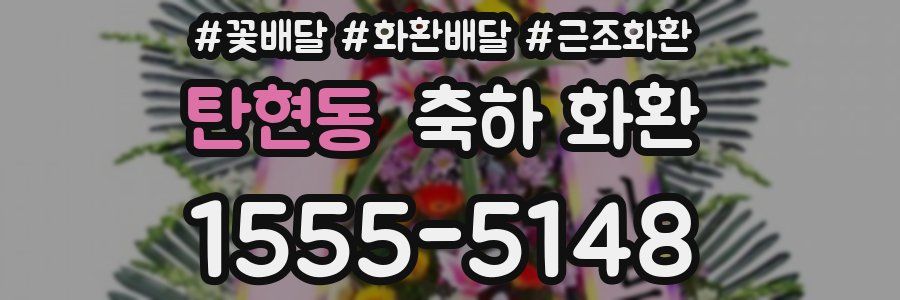 탄현동 축하 화환