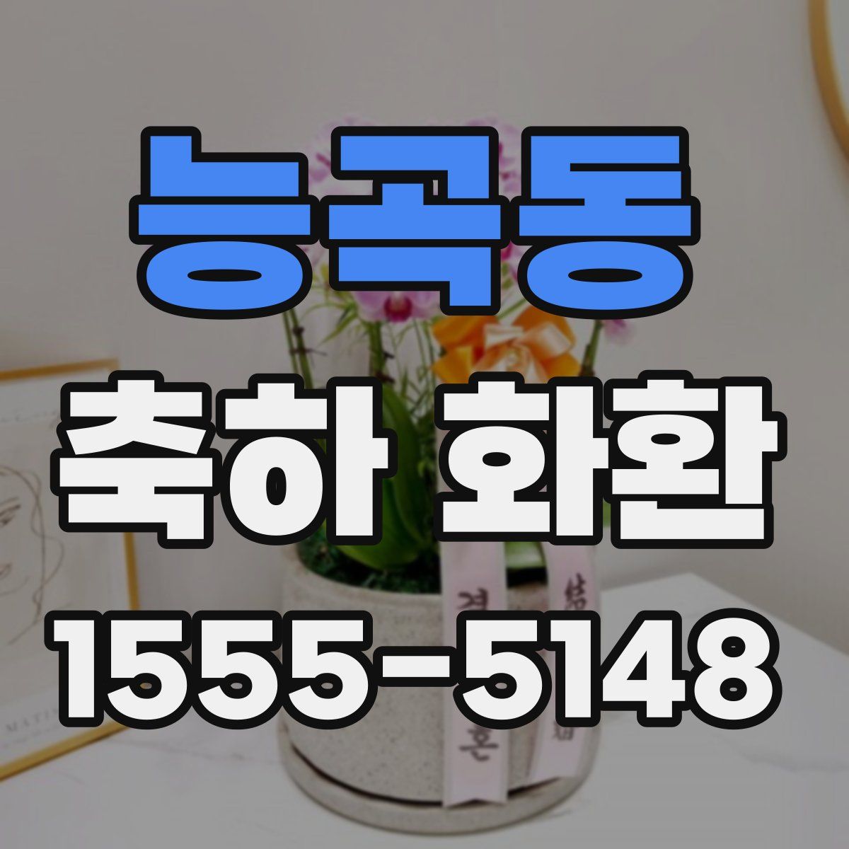 능곡동 축하 화환