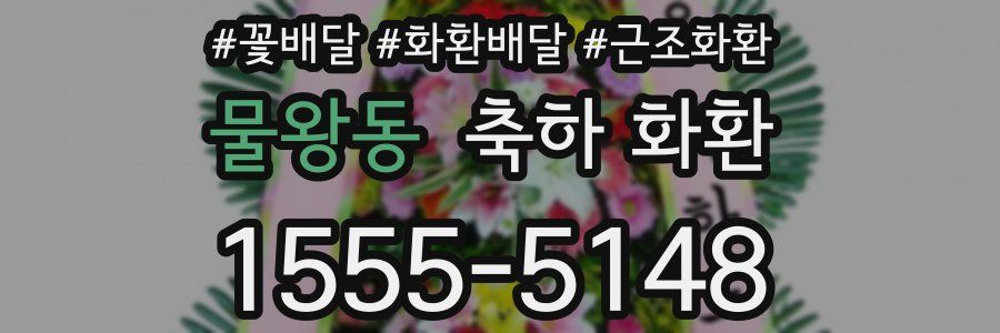 물왕동 축하 화환
