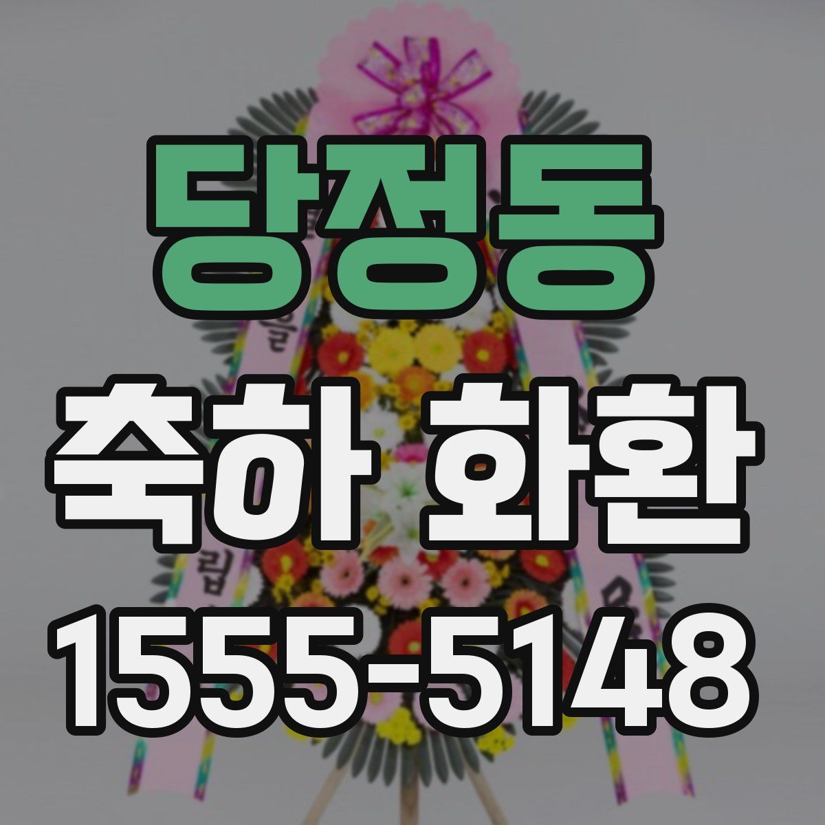 당정동 축하 화환