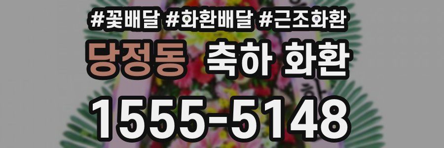 당정동 축하 화환