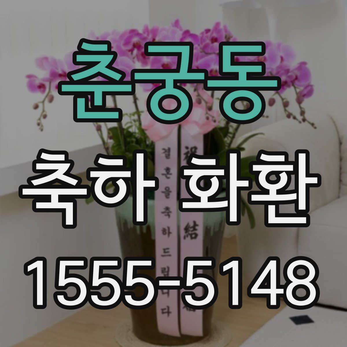 춘궁동 축하 화환