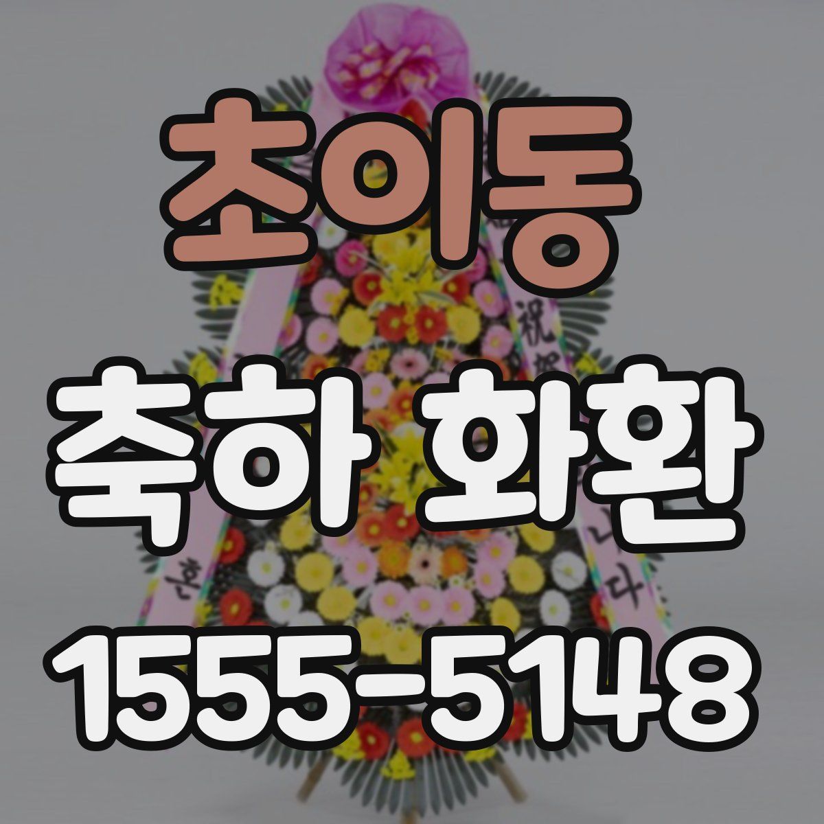 초이동 축하 화환