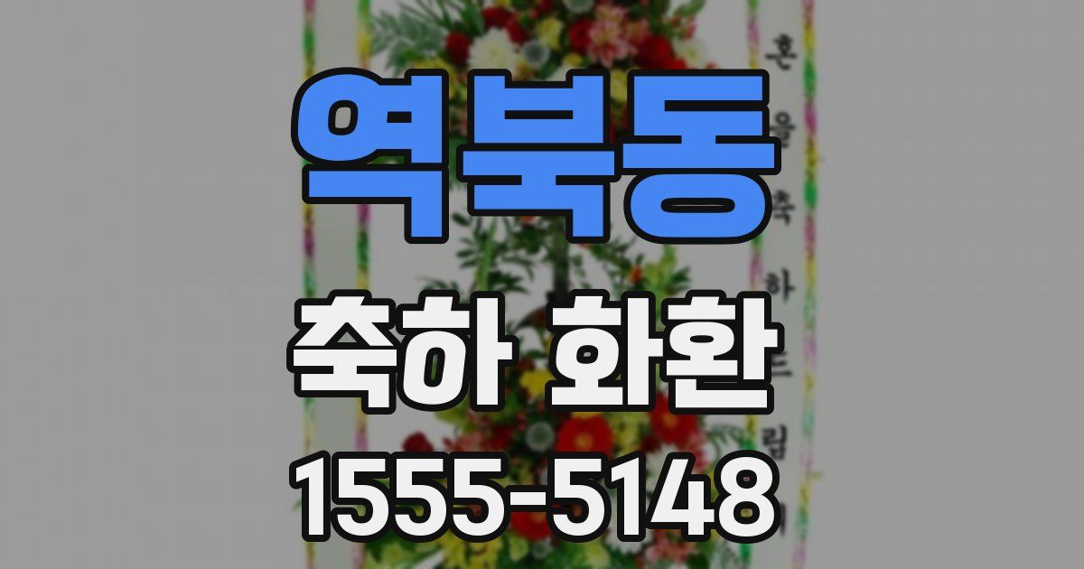 역북동 축하 화환