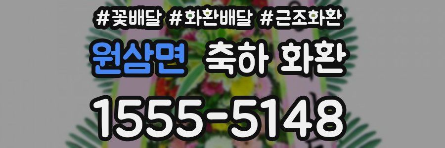 원삼면 축하 화환