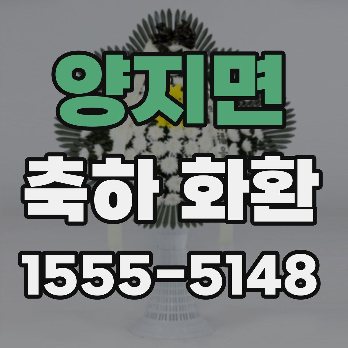 양지면 축하 화환