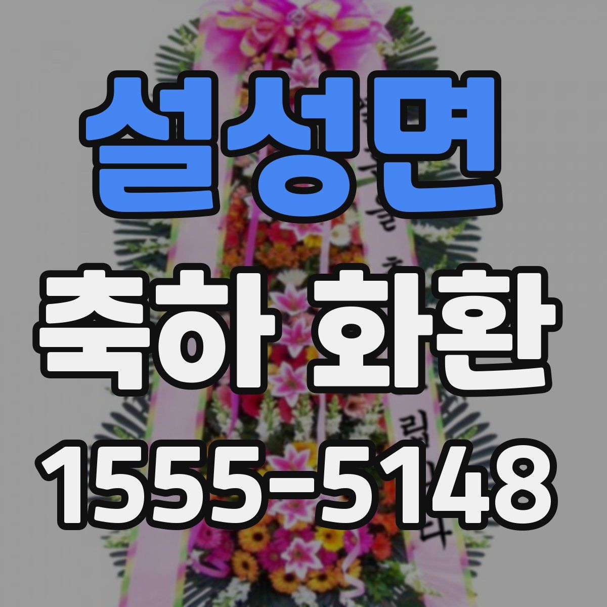 설성면 축하 화환