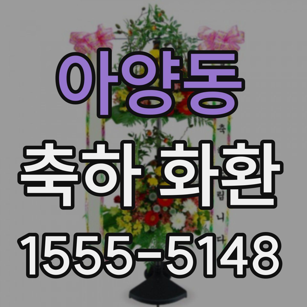 아양동 축하 화환