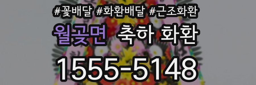 월곶면 축하 화환