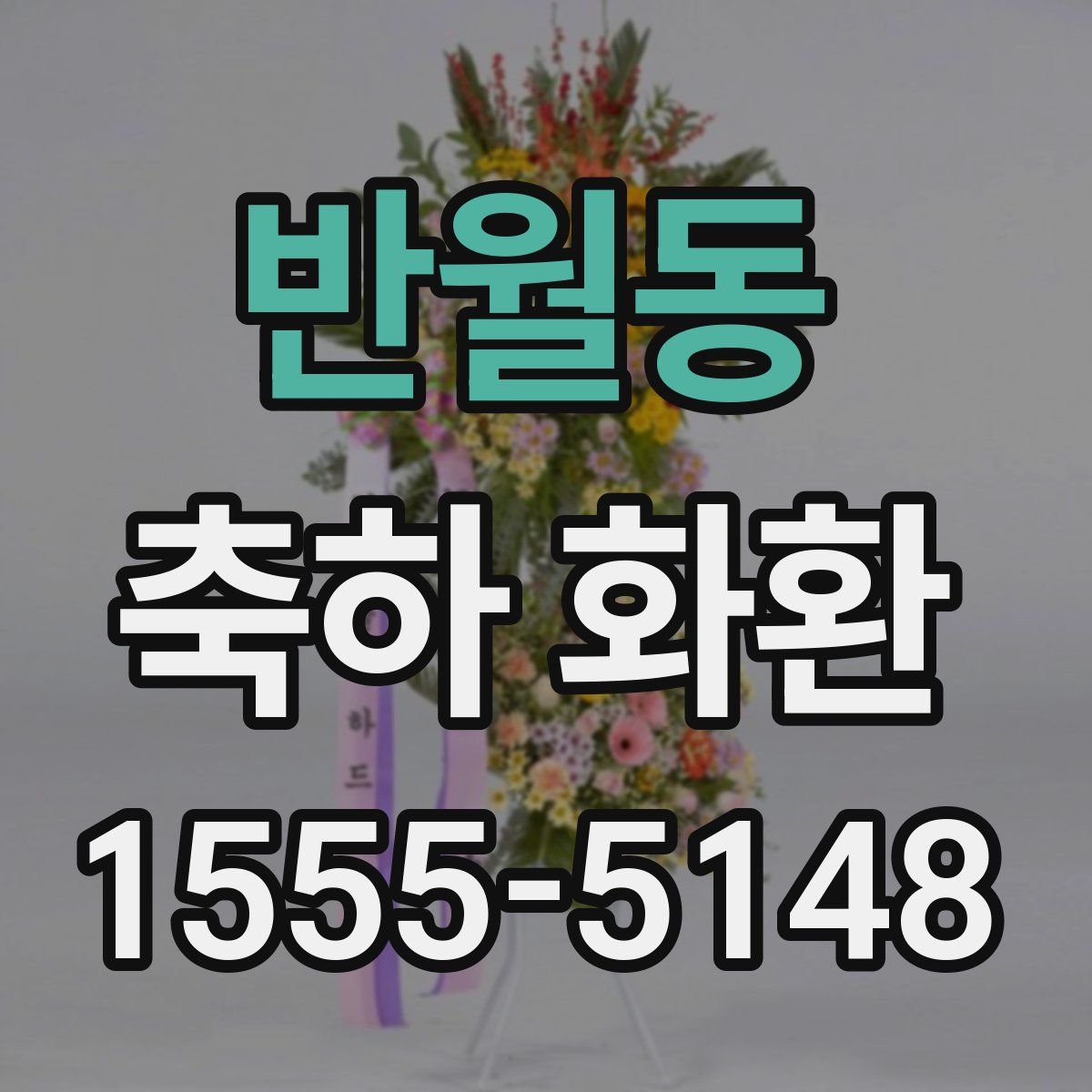 반월동 축하 화환