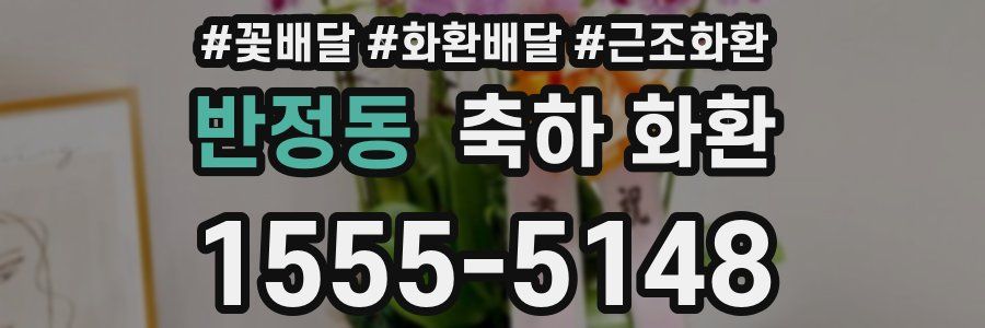 반정동 축하 화환