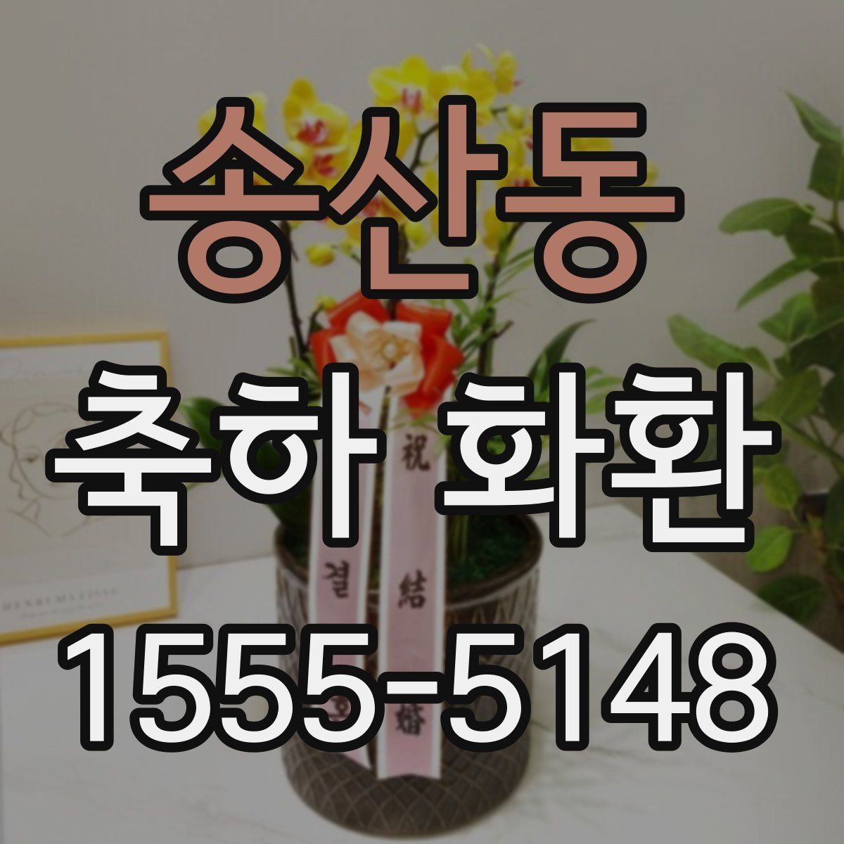 송산동 축하 화환
