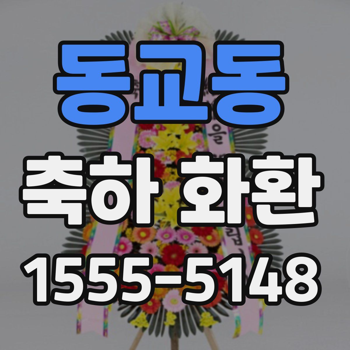 동교동 축하 화환