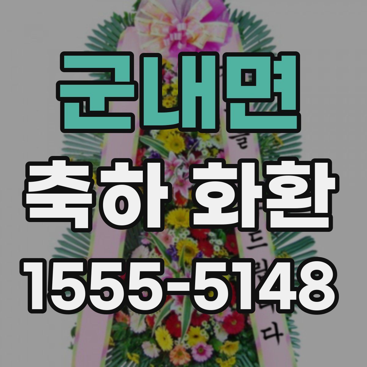 군내면 축하 화환