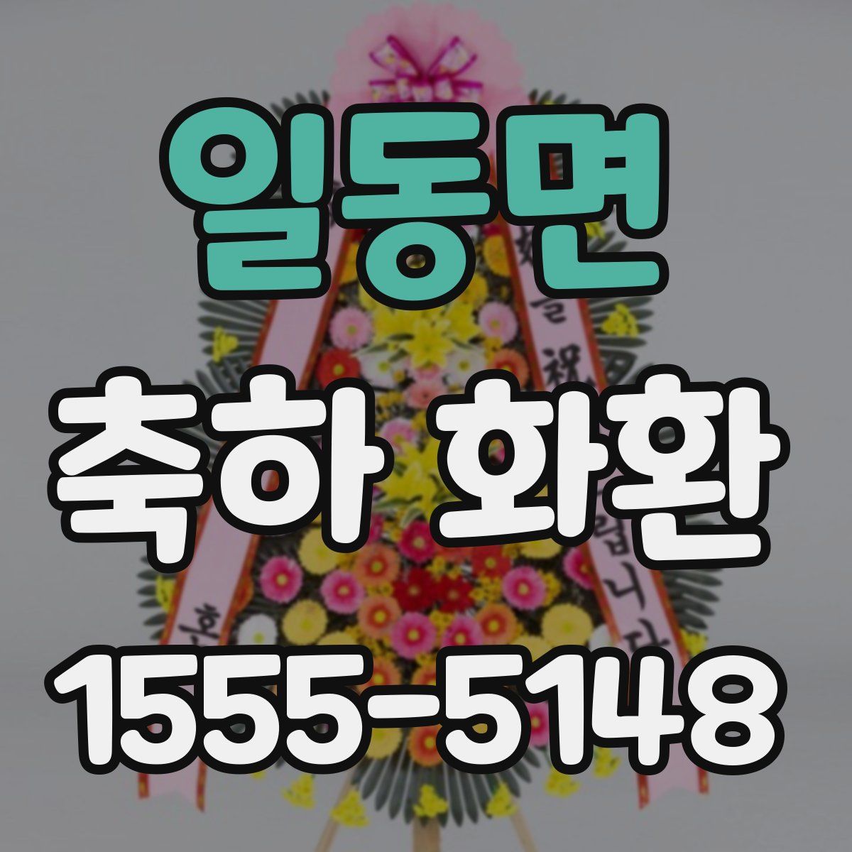 일동면 축하 화환