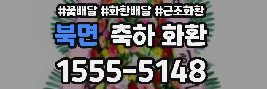 북면 축하 화환