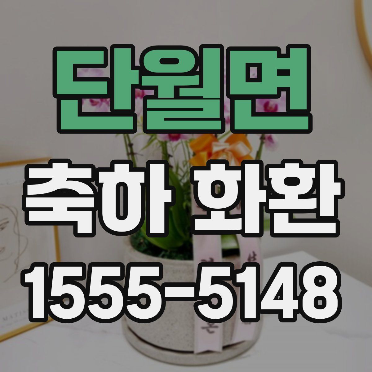 단월면 축하 화환