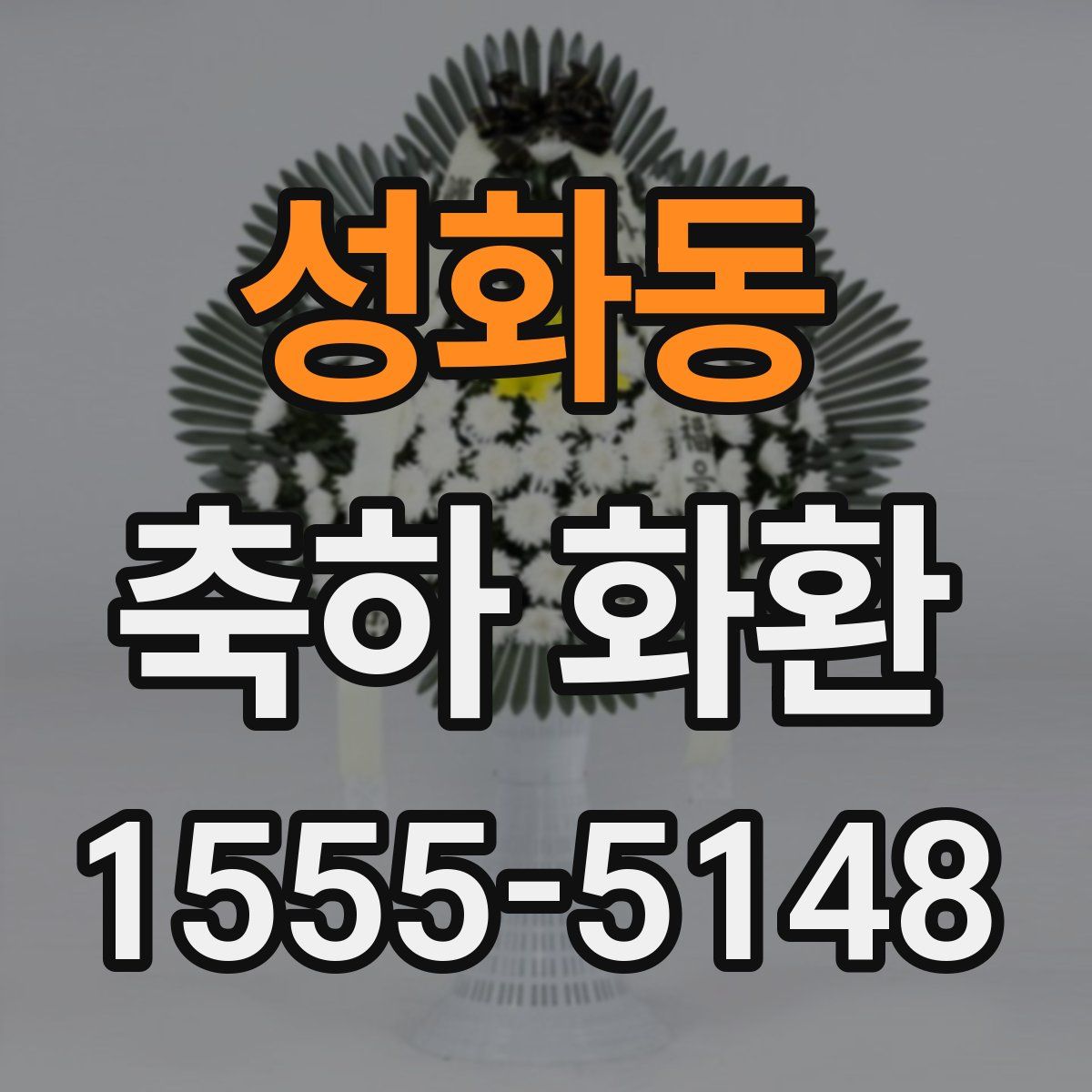 성화동 축하 화환