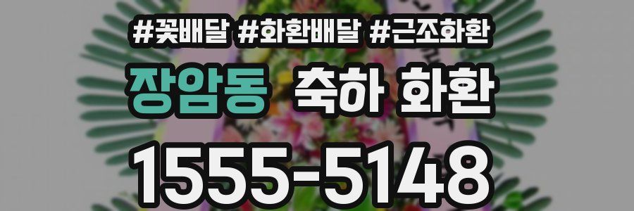 장암동 축하 화환