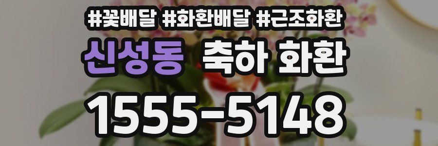 신성동 축하 화환